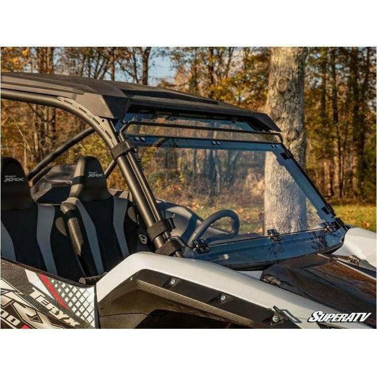 Kawasaki KRX Scratch Resistant Flip Down Windshield | SuperATV