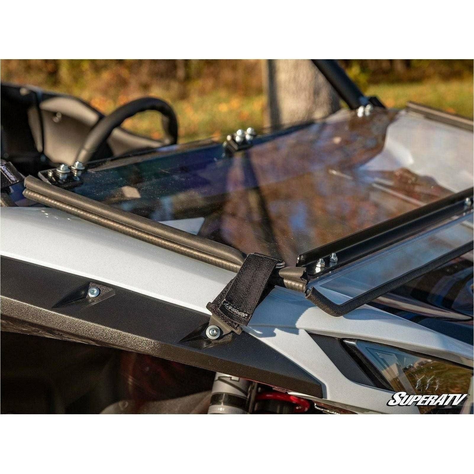 Kawasaki KRX Scratch Resistant Flip Down Windshield | SuperATV