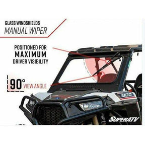 SuperATV Polaris General Glass Windshield