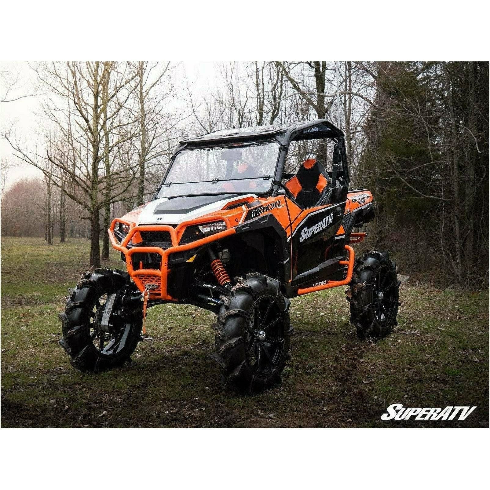 Polaris General Scratch Resistant Flip Down Windshield | SuperATV