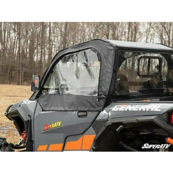 SuperATV Polaris General XP 1000 2-Door Primal Soft Cab Enclosure Upper Doors