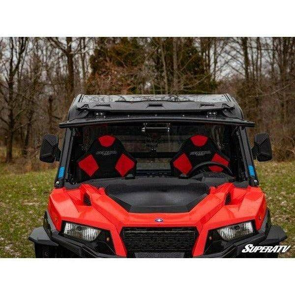 SuperATV Polaris General XP 1000 Scratch Resistant Flip Windshield