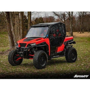 SuperATV Polaris General XP 1000 Scratch Resistant Flip Windshield