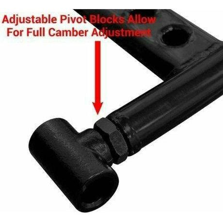SuperATV Polaris Ranger 1000 Diesel High Clearance 1.5" Forward Offset A-Arms