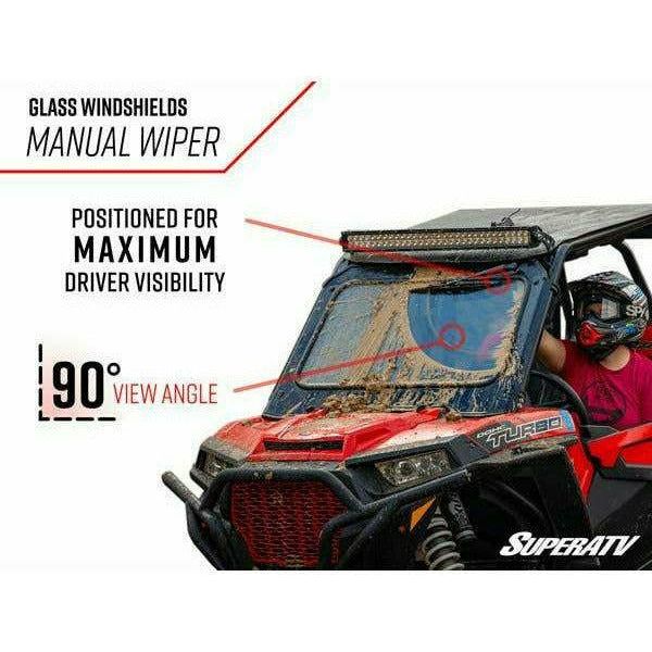 SuperATV Polaris Ranger 1000 Glass Windshield