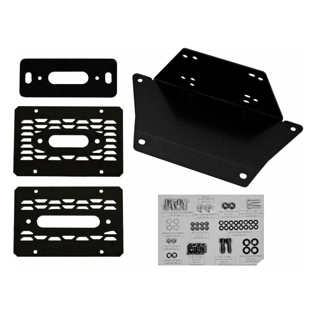 SuperATV Polaris Ranger XP 1000 Winch Mounting Plate