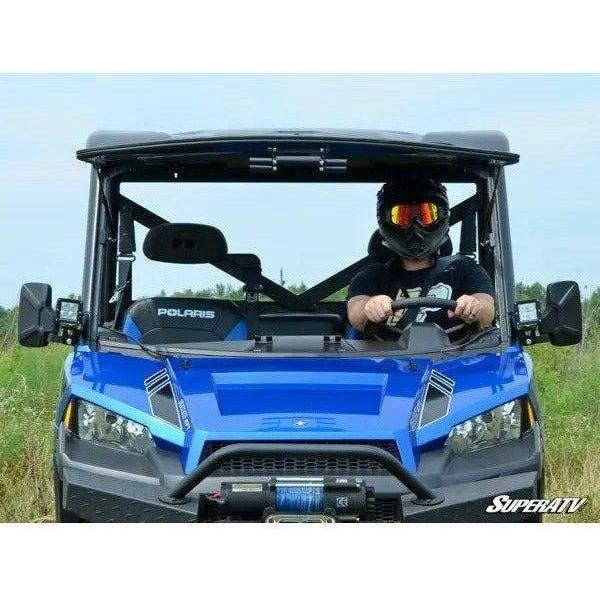 SuperATV Polaris Ranger XP 570 Scratch Resistant Flip Windshield