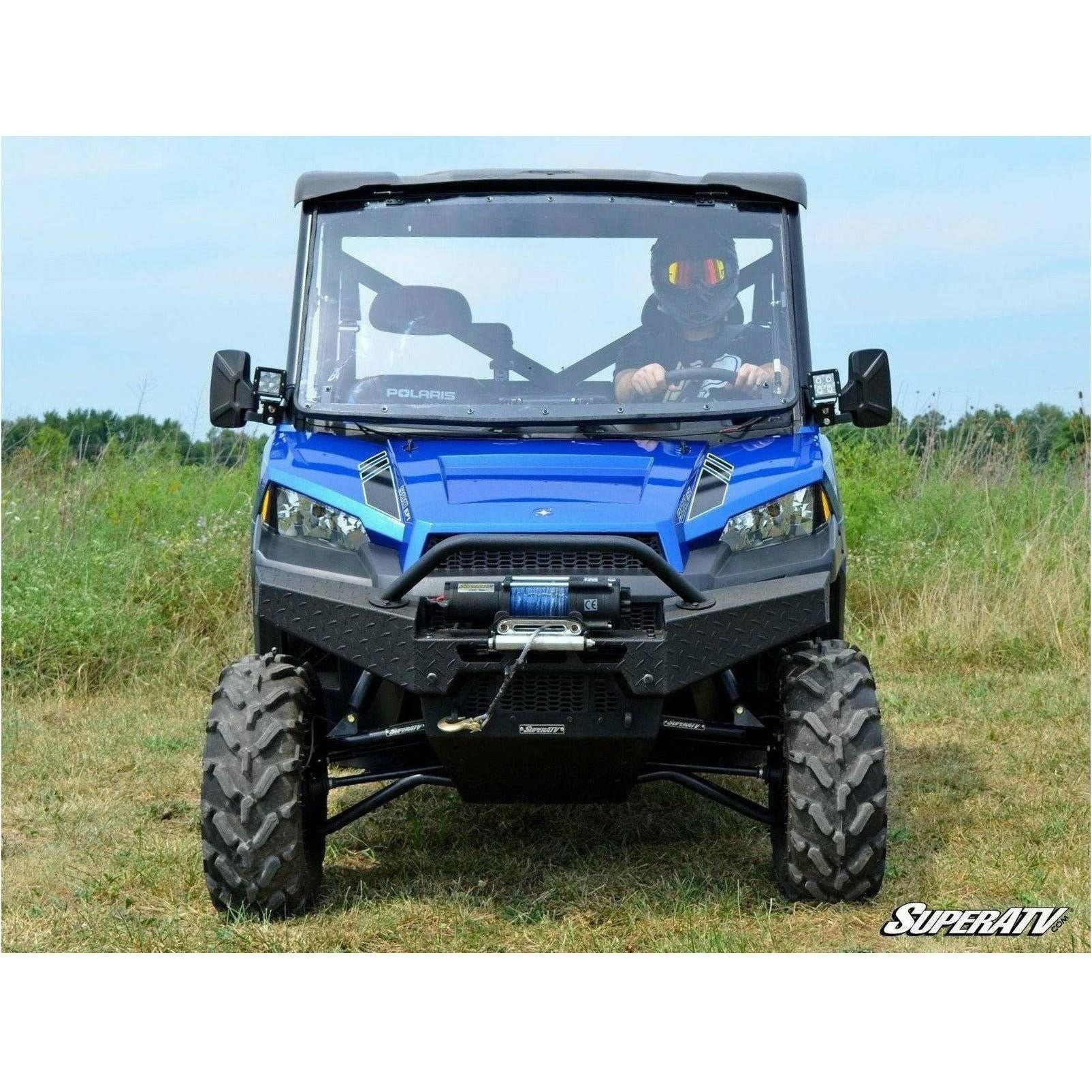 Polaris Ranger XP 900 Scratch Resistant Flip Windshield | SuperATV