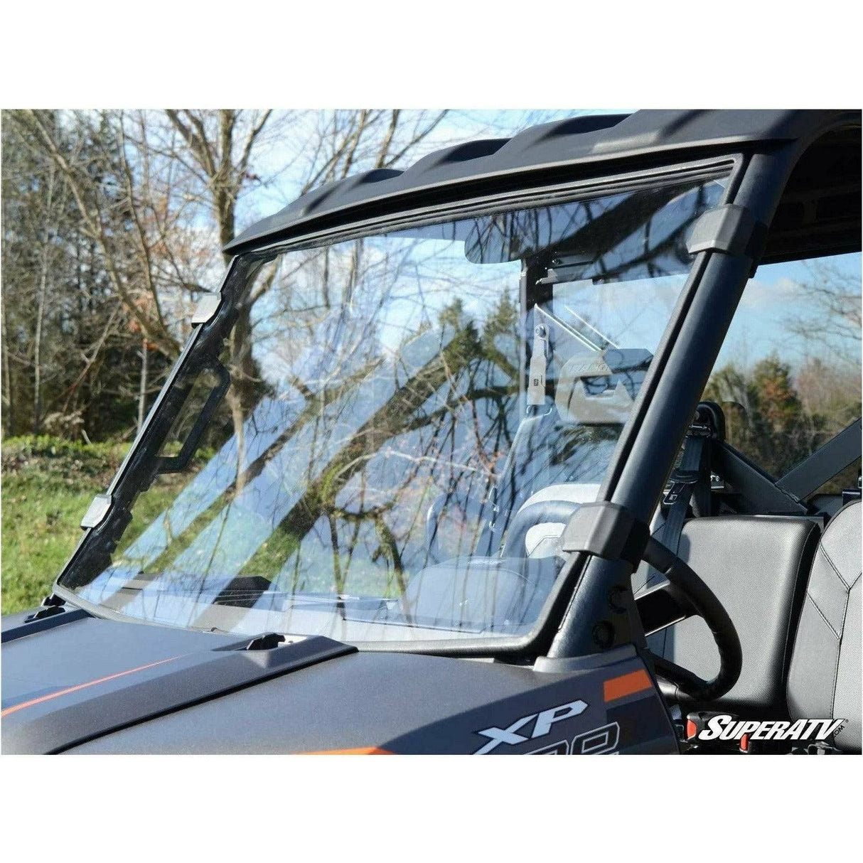 Polaris Ranger XP 900 Scratch Resistant Full Windshield | SuperATV