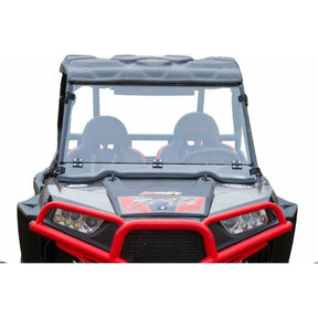 Polaris RZR 900 Scratch Resistant Flip Down Windshield | SuperATV