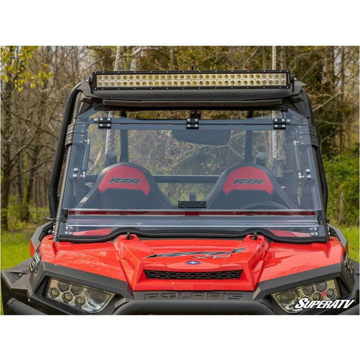 Polaris RZR 900 Scratch Resistant Flip Windshield | SuperATV