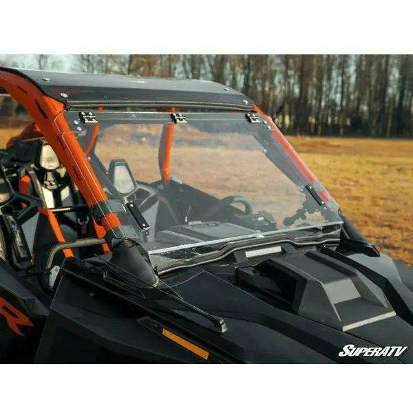 SuperATV Polaris RZR PRO R Scratch Resistant Flip Windshield