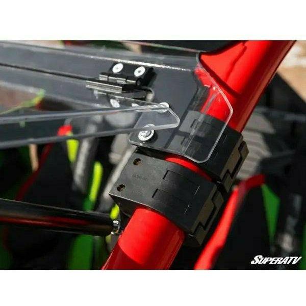 SuperATV Polaris RZR PRO R Scratch Resistant Flip Windshield