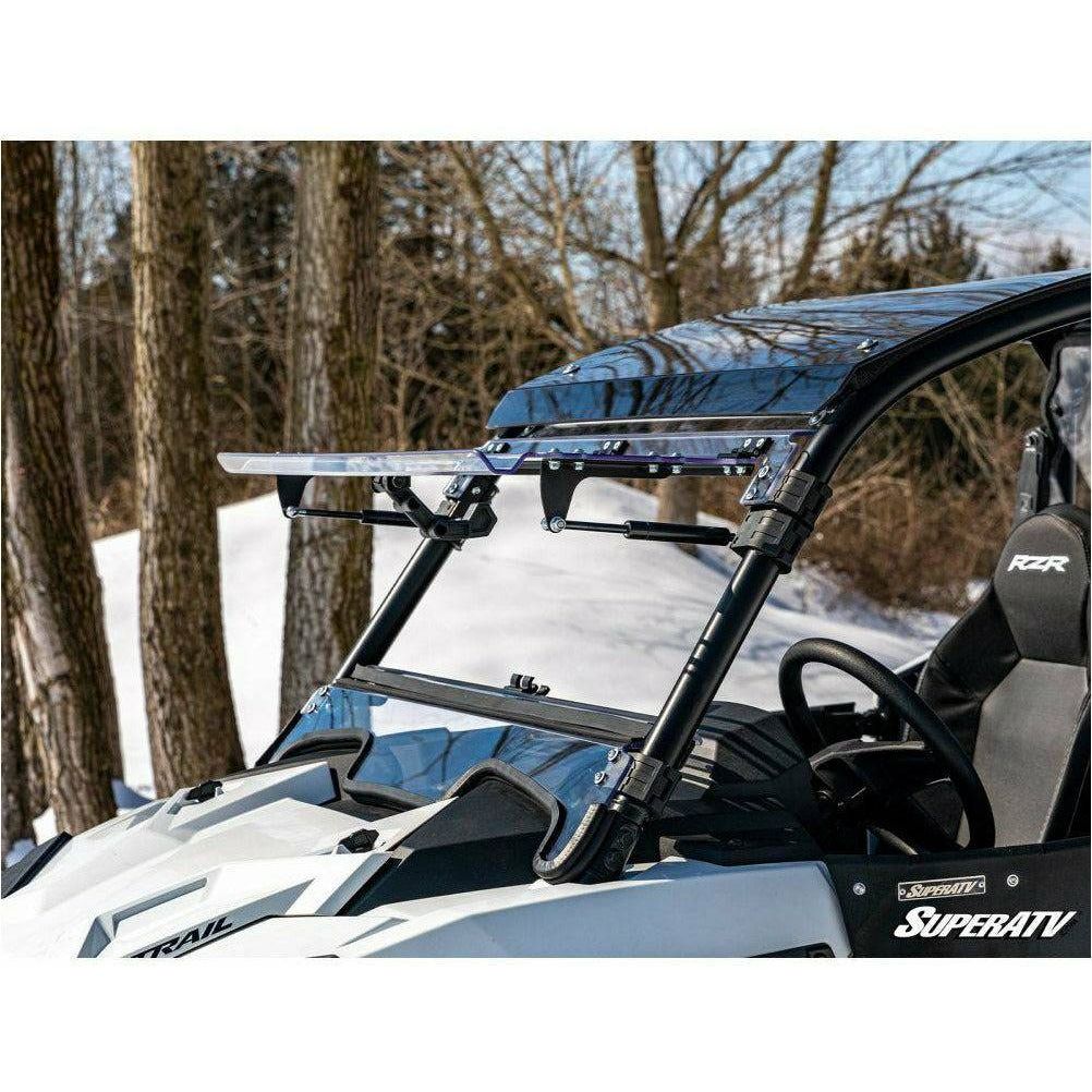 SuperATV Polaris RZR Trail 900 Scratch Resistant Flip Windshield