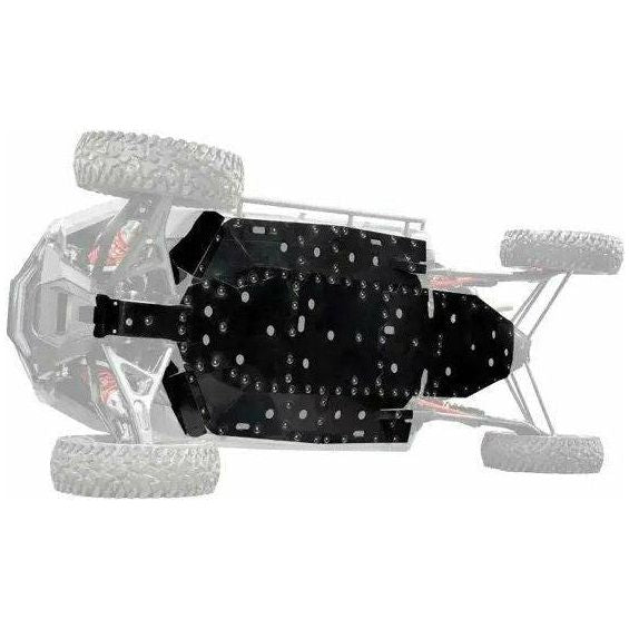 SuperATV Polaris RZR Turbo R 4-Seater Full Skid Plate