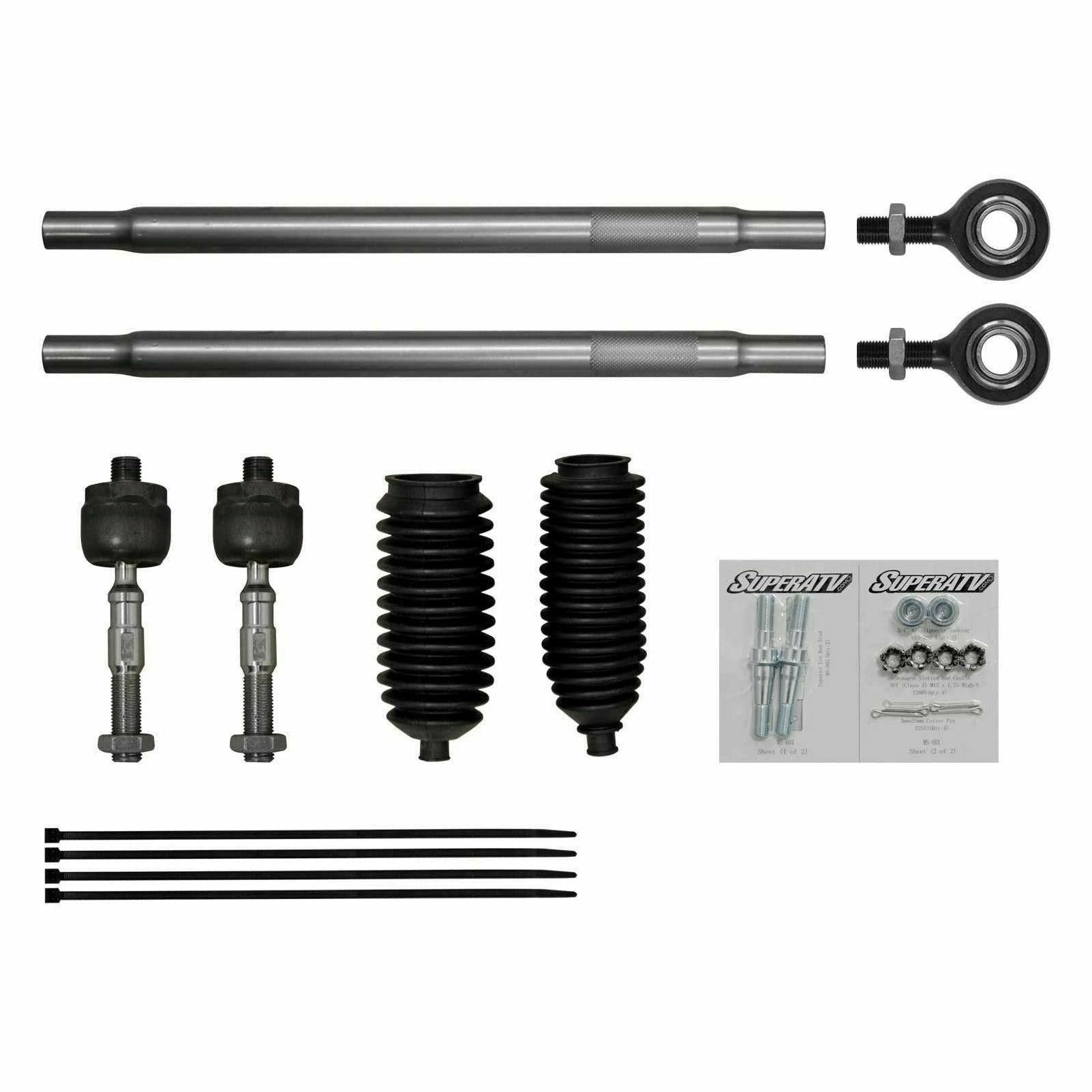 Polaris RZR XP Turbo Heavy Duty Tie Rod Kit | SuperATV