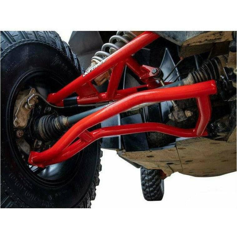 Polaris RZR XP Turbo High Clearance 1.5" Forward Offset A-Arms (Chromoly) | SuperATV