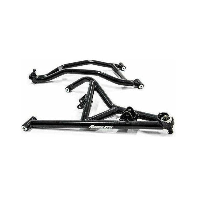 Polaris RZR XP Turbo High Clearance 1.5" Forward Offset A-Arms (Chromoly) | SuperATV