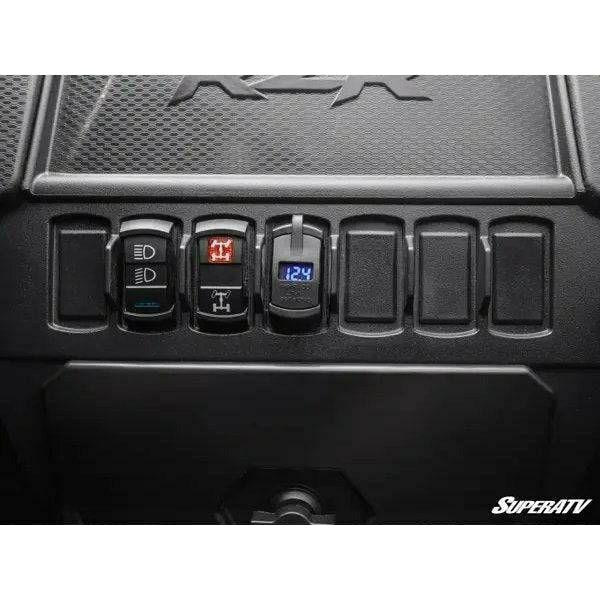 SuperATV UTV Dual USB Charger with Voltmeter