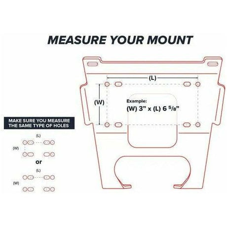 SuperATV Yamaha Viking Winch Mounting Plate