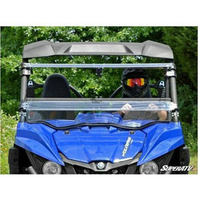 SuperATV Yamaha Wolverine Scratch Resistant Flip Windshield