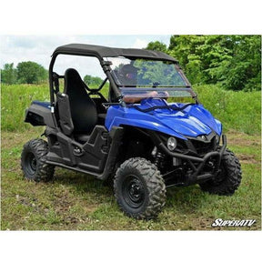 SuperATV Yamaha Wolverine Scratch Resistant Flip Windshield