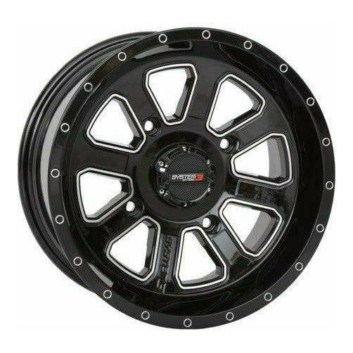 System 3 Off-Road ST-4 Wheel (Black/Machined)