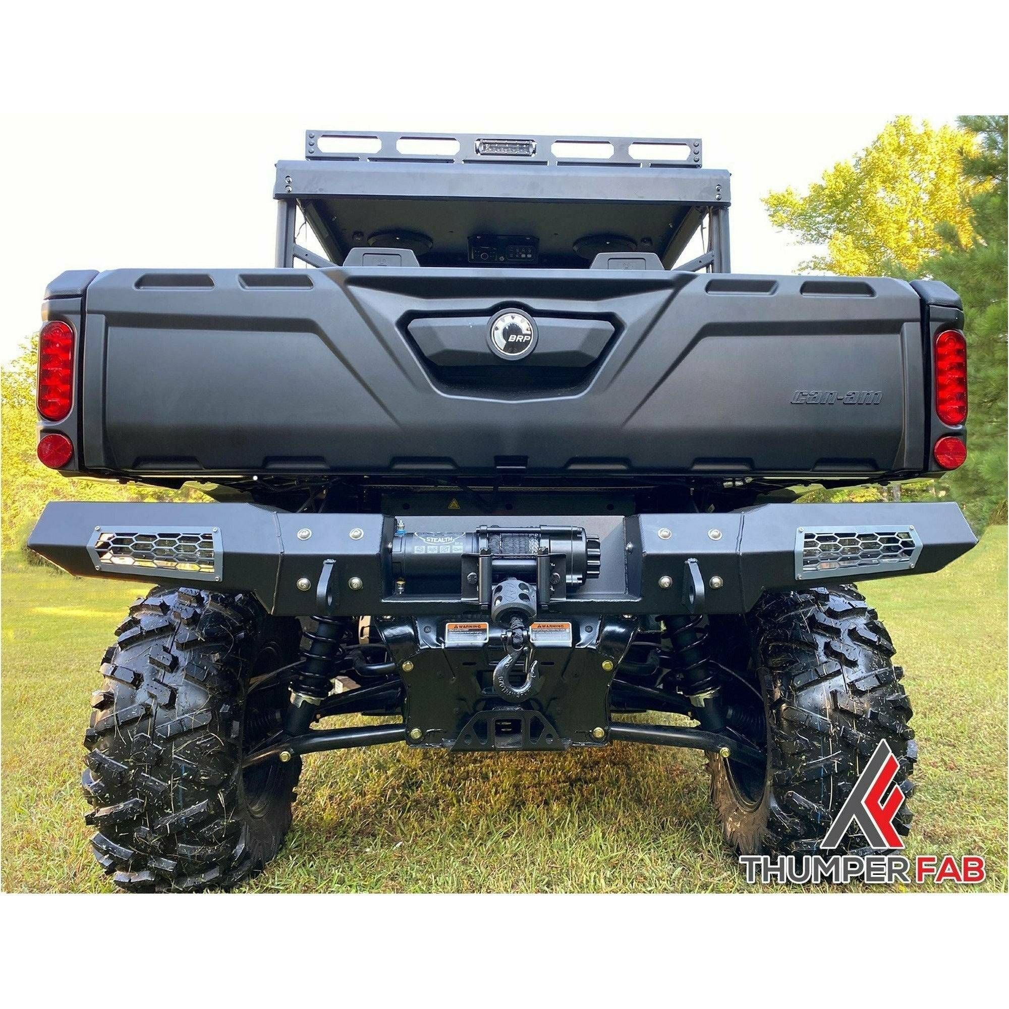 Thumper Fab Can Am Defender Winch Ready Rear Bumper Elite Edition