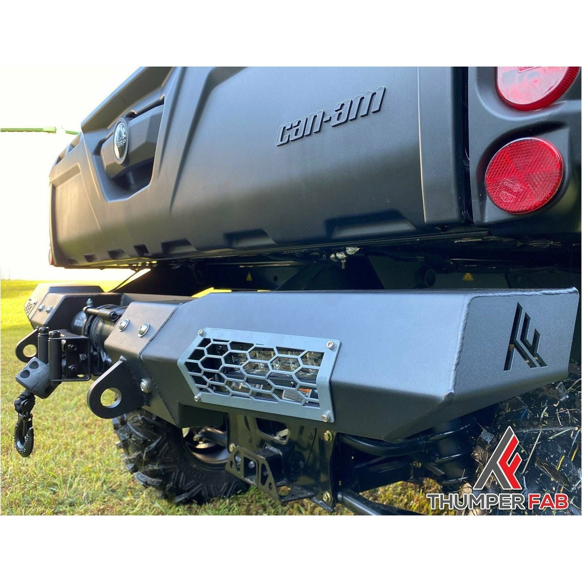 Thumper Fab Can Am Defender Winch Ready Rear Bumper Elite Edition