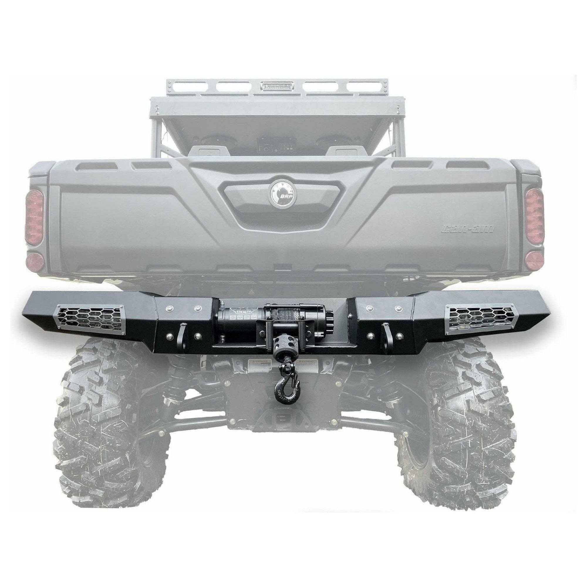 Thumper Fab Can Am Defender Winch Ready Rear Bumper Elite Edition