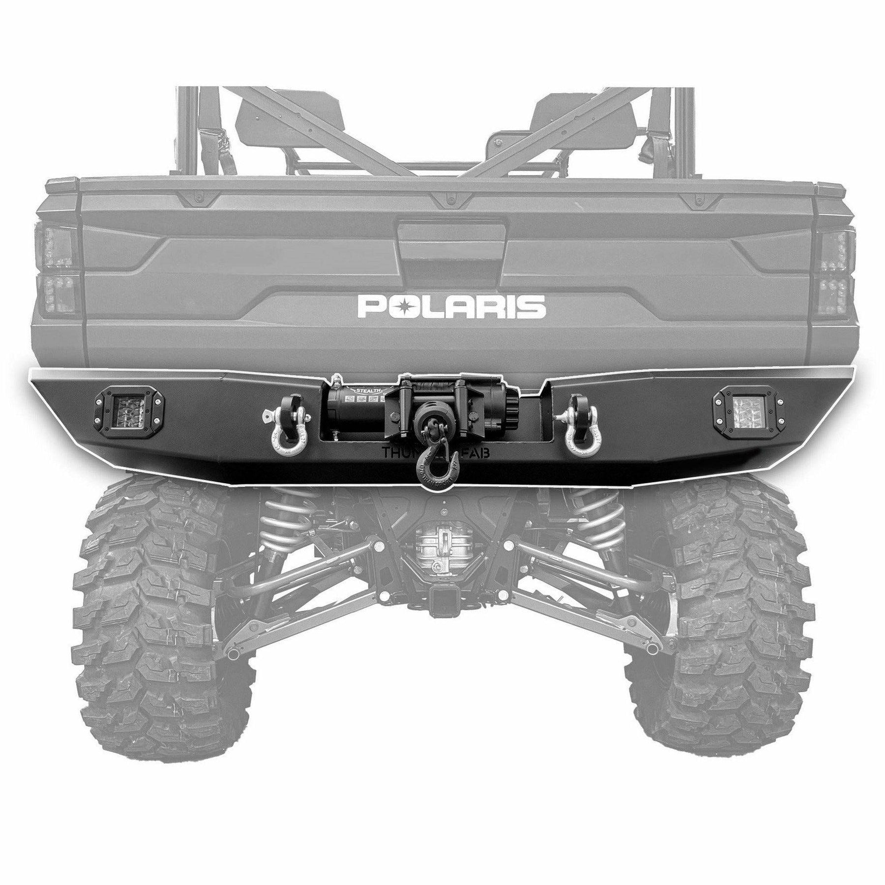 Thumper Fab Polaris Ranger (2018+) Rear Winch Bumper