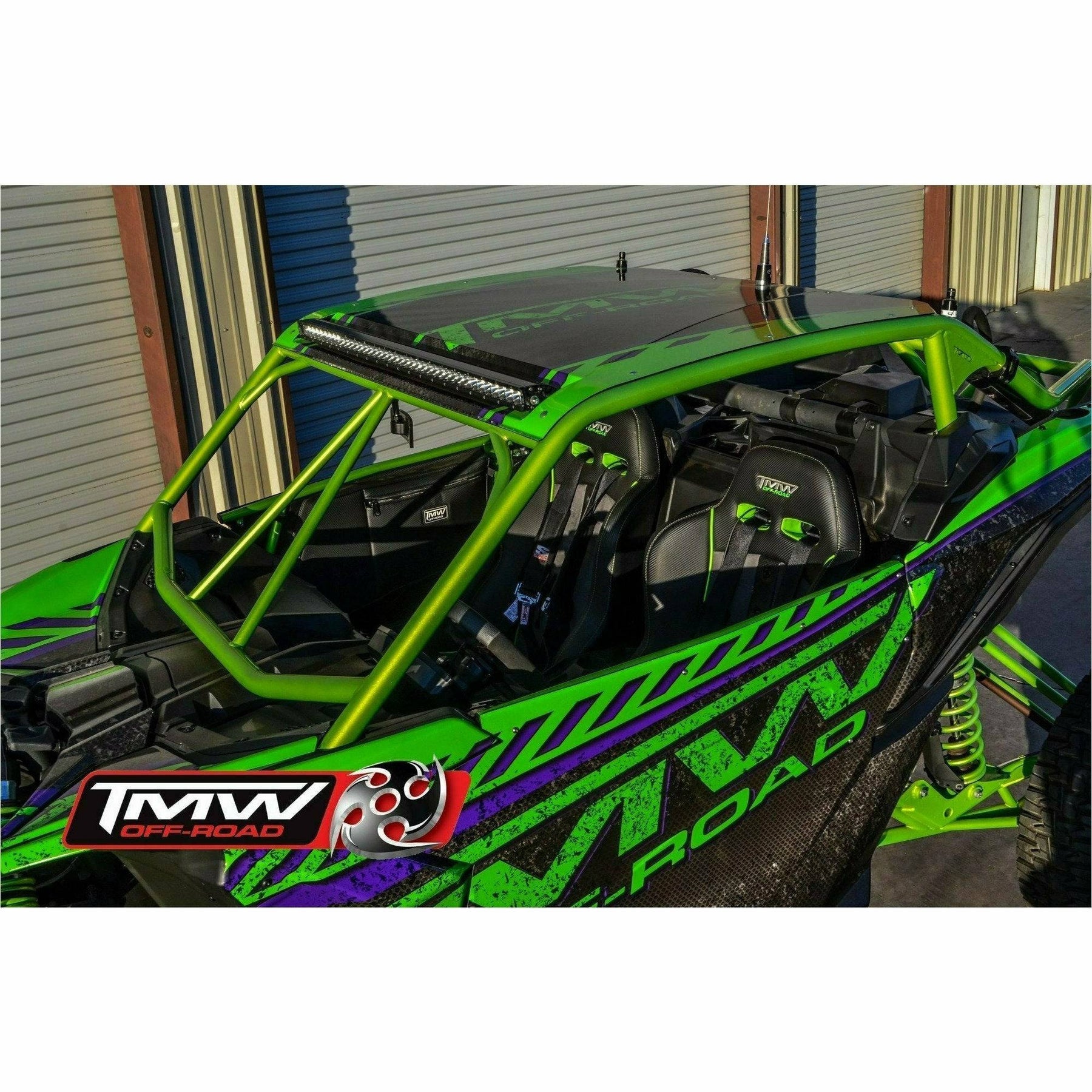 TMW Off-Road Can Am Maverick X3 (2017-2019) Stealth Cage with Roof (Raw)