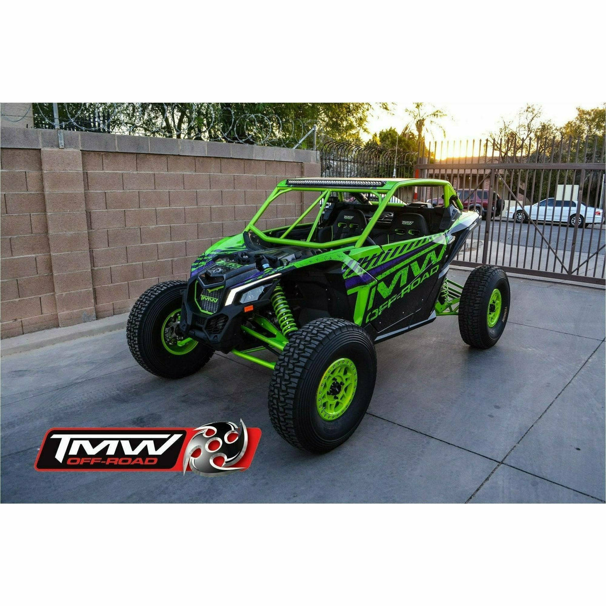 TMW Off-Road Can Am Maverick X3 (2017-2019) Stealth Cage with Roof (Raw)