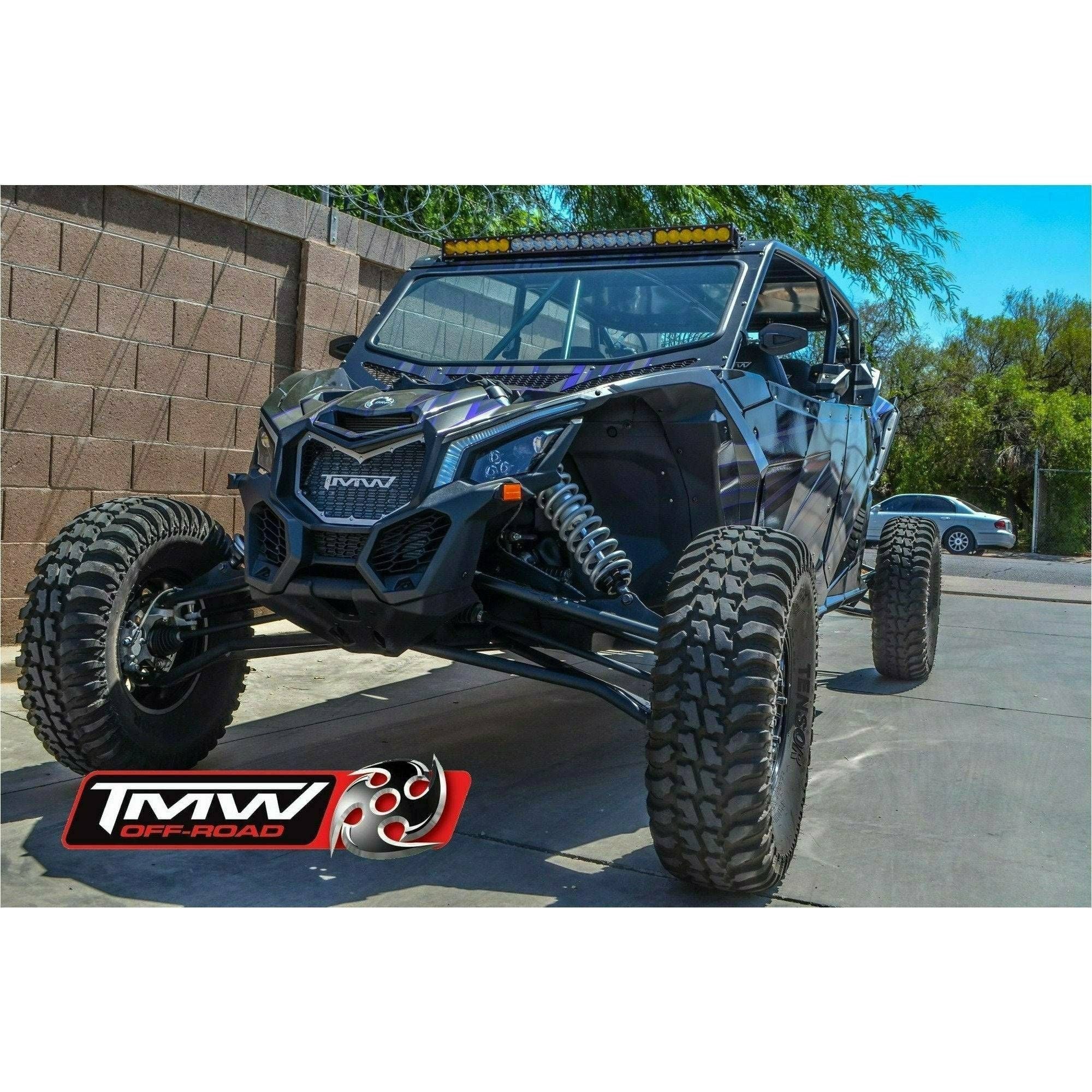 TMW Off-Road Can Am Maverick X3 MAX (2020+) Stealth Cage with Roof (Raw)