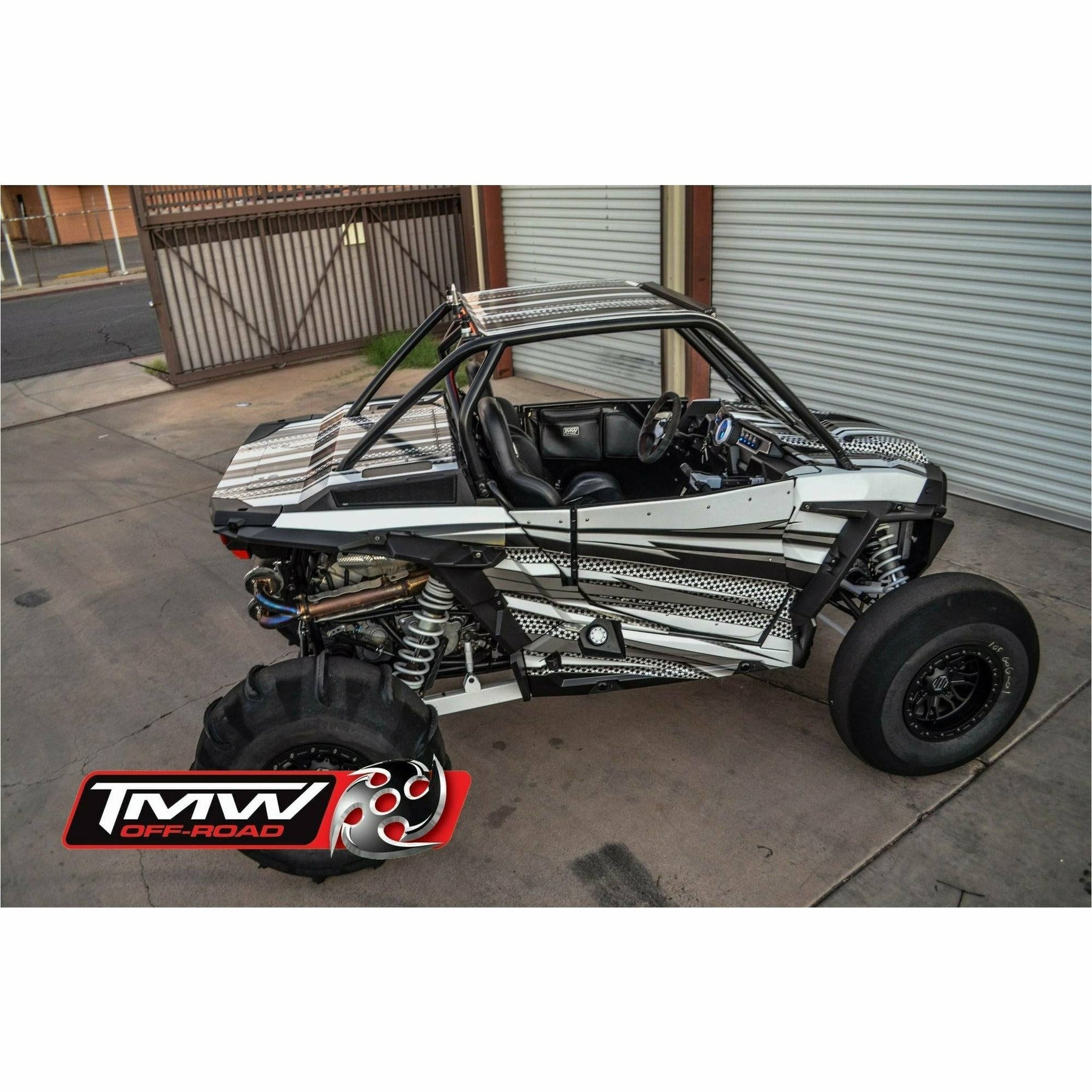 TMW Off-Road Polaris RZR XP 1000 / Turbo (2014-2018) 2 Seat Dune Edition Speed Cage with Roof (Raw)