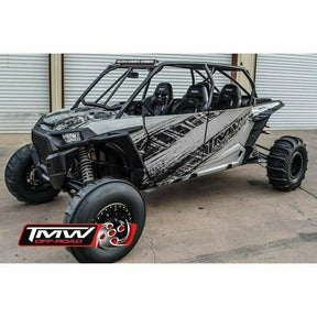 TMW Off-Road Polaris RZR XP 1000 / Turbo (2014-2018) 4 Seat Dune Edition Speed Cage with Roof (Raw)