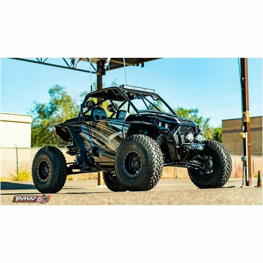 TMW Off-Road Polaris RZR (2019) 2 Seat Sand Slayer Speed Cage with Roof (Raw) - Kombustion Motorsports