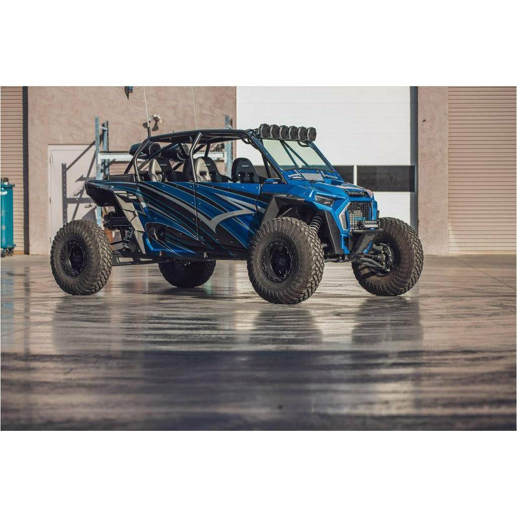 TMW Off-Road Polaris RZR 4 Seat Sand Slayer Speed Cage with Roof (Raw) - Kombustion Motorsports