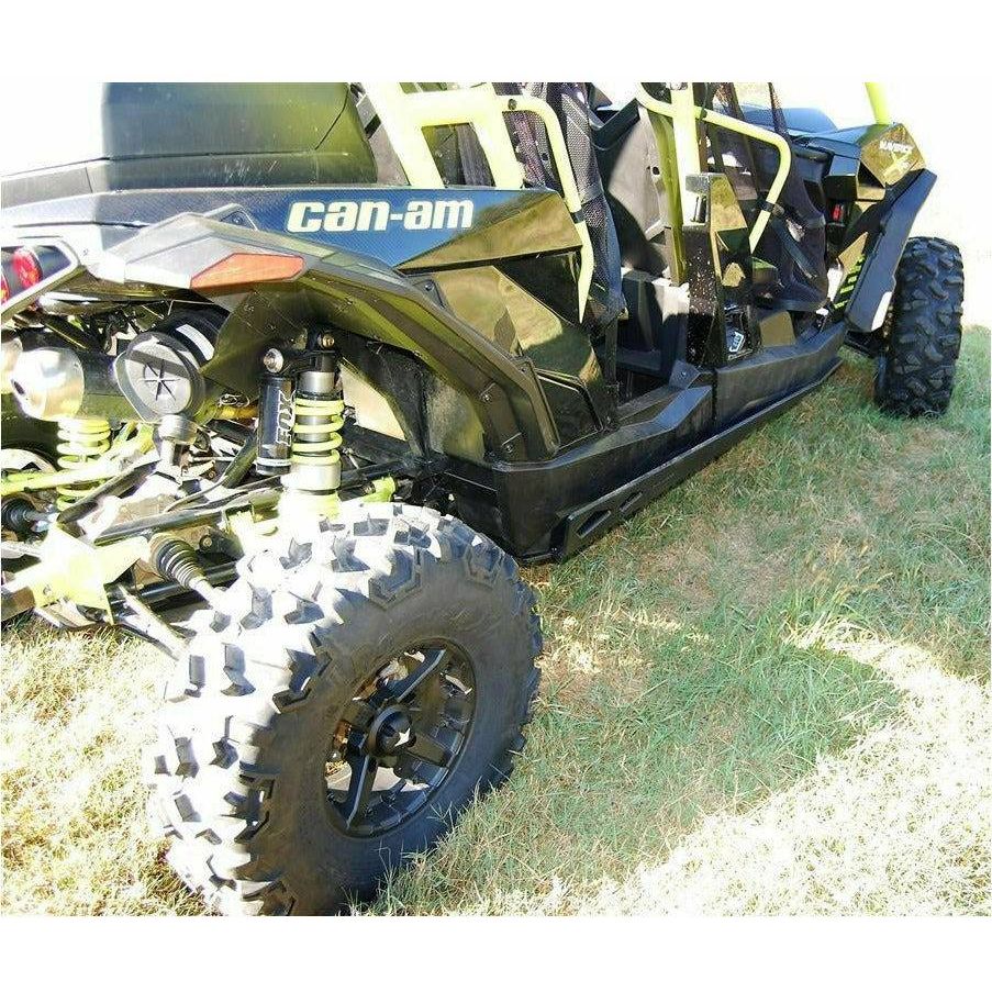 Can Am Maverick MAX (2015-2018) Full Skid Plate with Sliders - Kombustion Motorsports