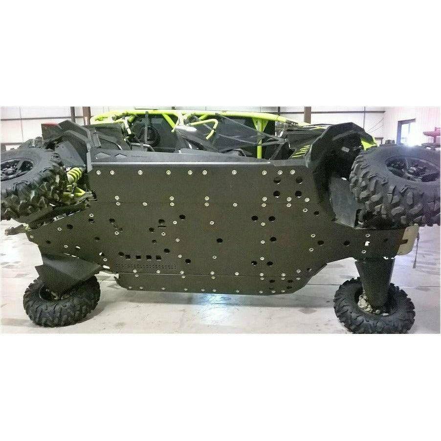 Can Am Maverick MAX (2015-2018) Full Skid Plate with Sliders - Kombustion Motorsports