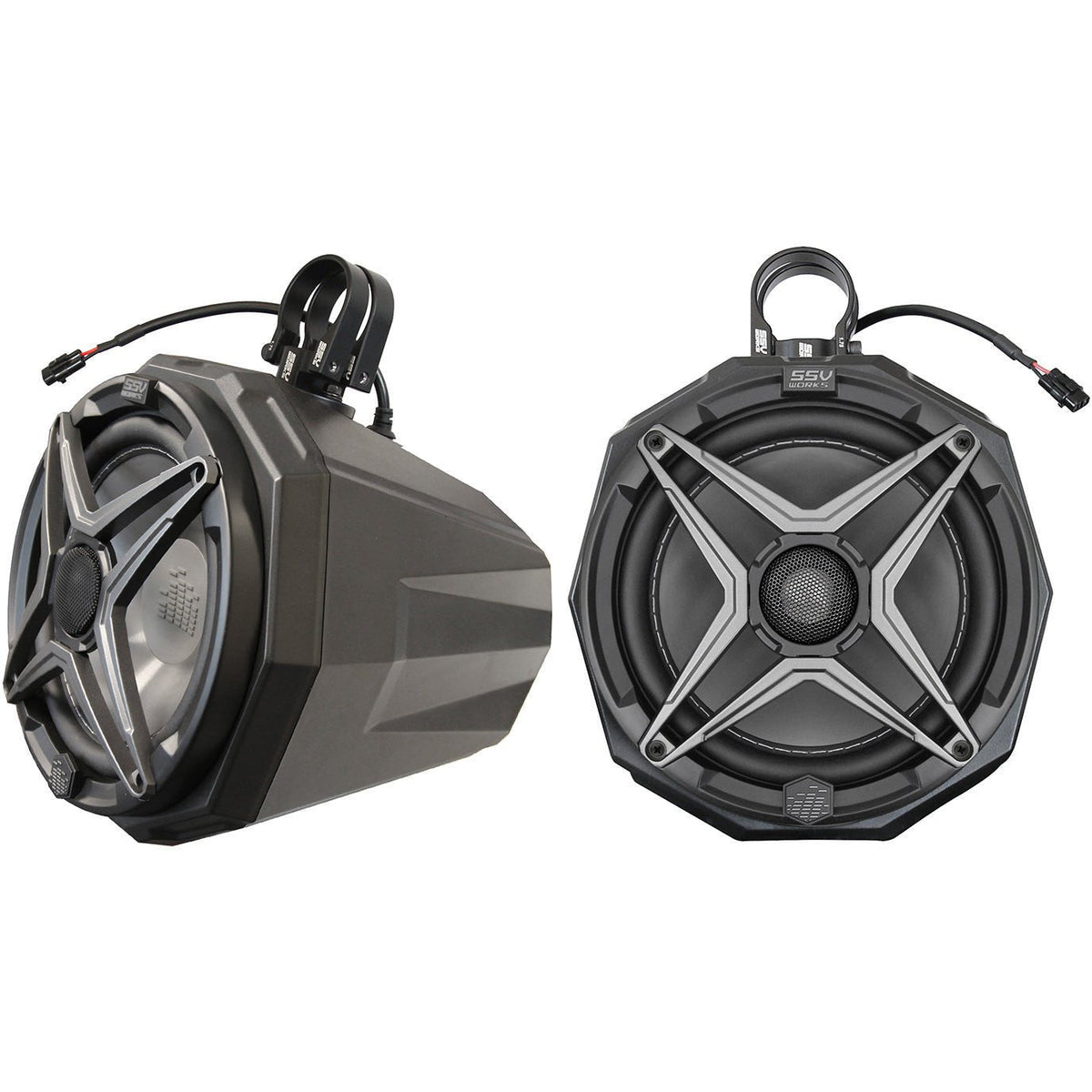 Universal 8" Cage Mounted Speaker Pods