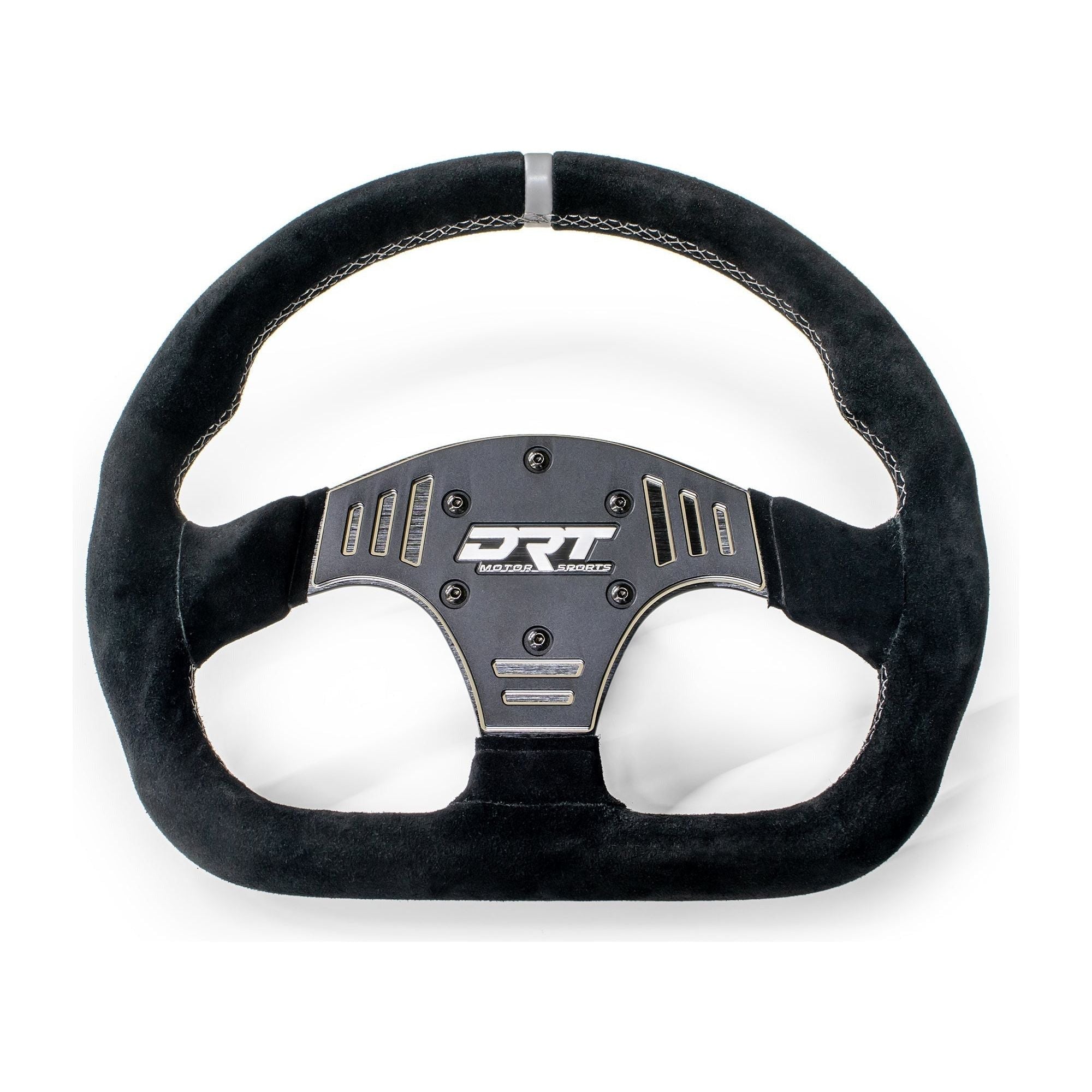 UTV D-Shape Suede Steering Wheel