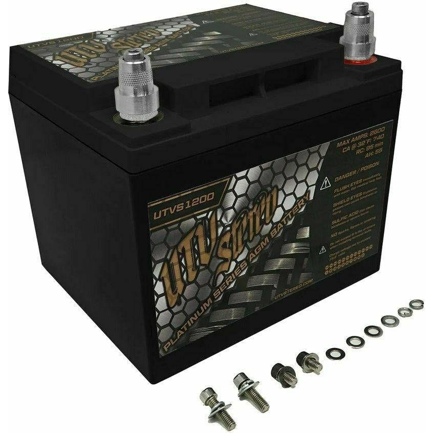 UTV Stereo Can Am Maverick X3 BIG Battery Kit - Kombustion Motorsports