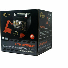 UTV Stereo Can Am Maverick X3 BIG Battery Kit - Kombustion Motorsports