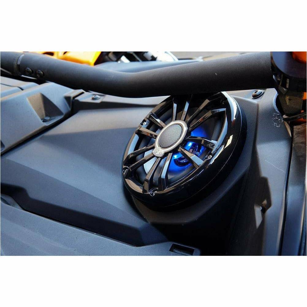  SAUTVS Front Dash Speaker Mount for Can Am X3, Front 6.5 inch  Speaker Enclosure Panels for 2017-2024 Can-Am Maverick X3 / X3 Max Stereo  System Accessories : Electronics