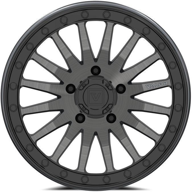 V06 Beadlock Wheel (Brushed Gunmetal)