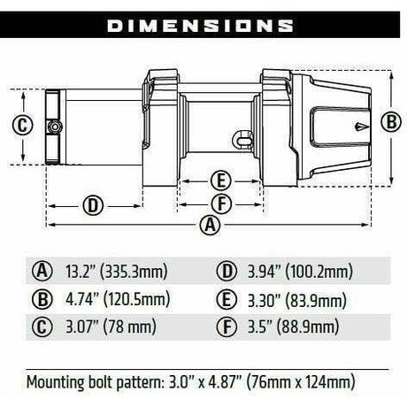 Warn VRX 25-S Winch