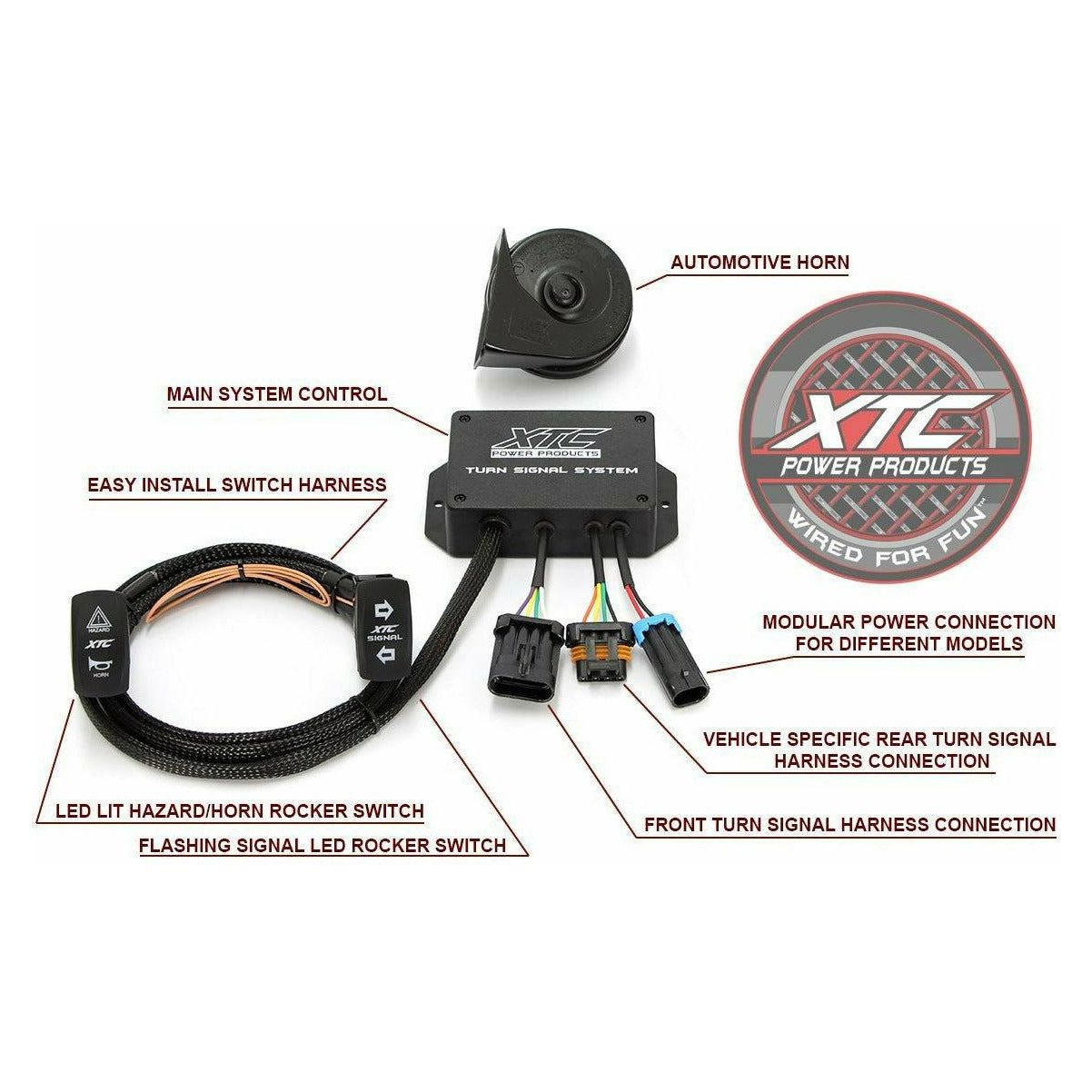 Can Am X3 (2017-2020) Plug & Play Turn Signal System with Horn | XTC Power Products